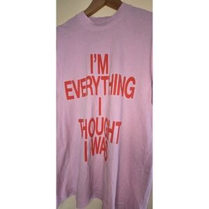 Justin Timberlake Everything I Thought I Was Pink Shirt Size Medium